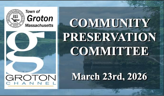 Thumbnail image for Community Preservation Committee 3/23/26