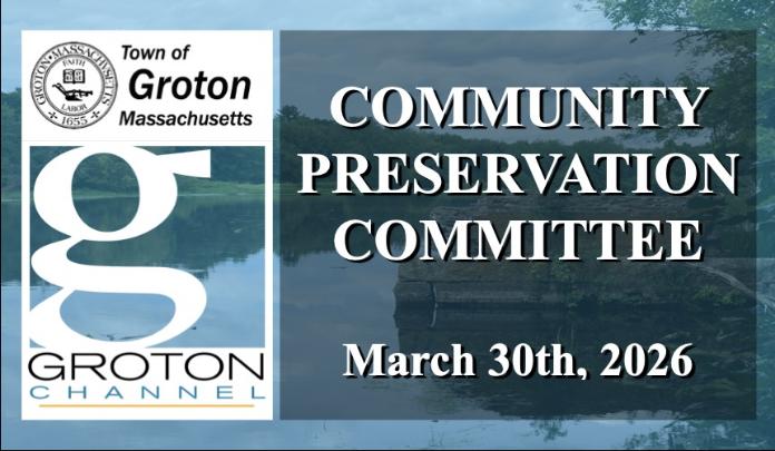 Thumbnail image for Community Preservation Committee 3/30/26