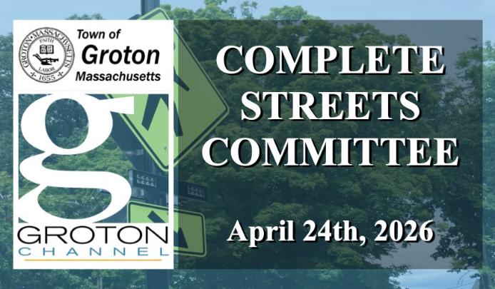 Thumbnail image for Complete Streets Committee 4/24/26 via Internet Conference