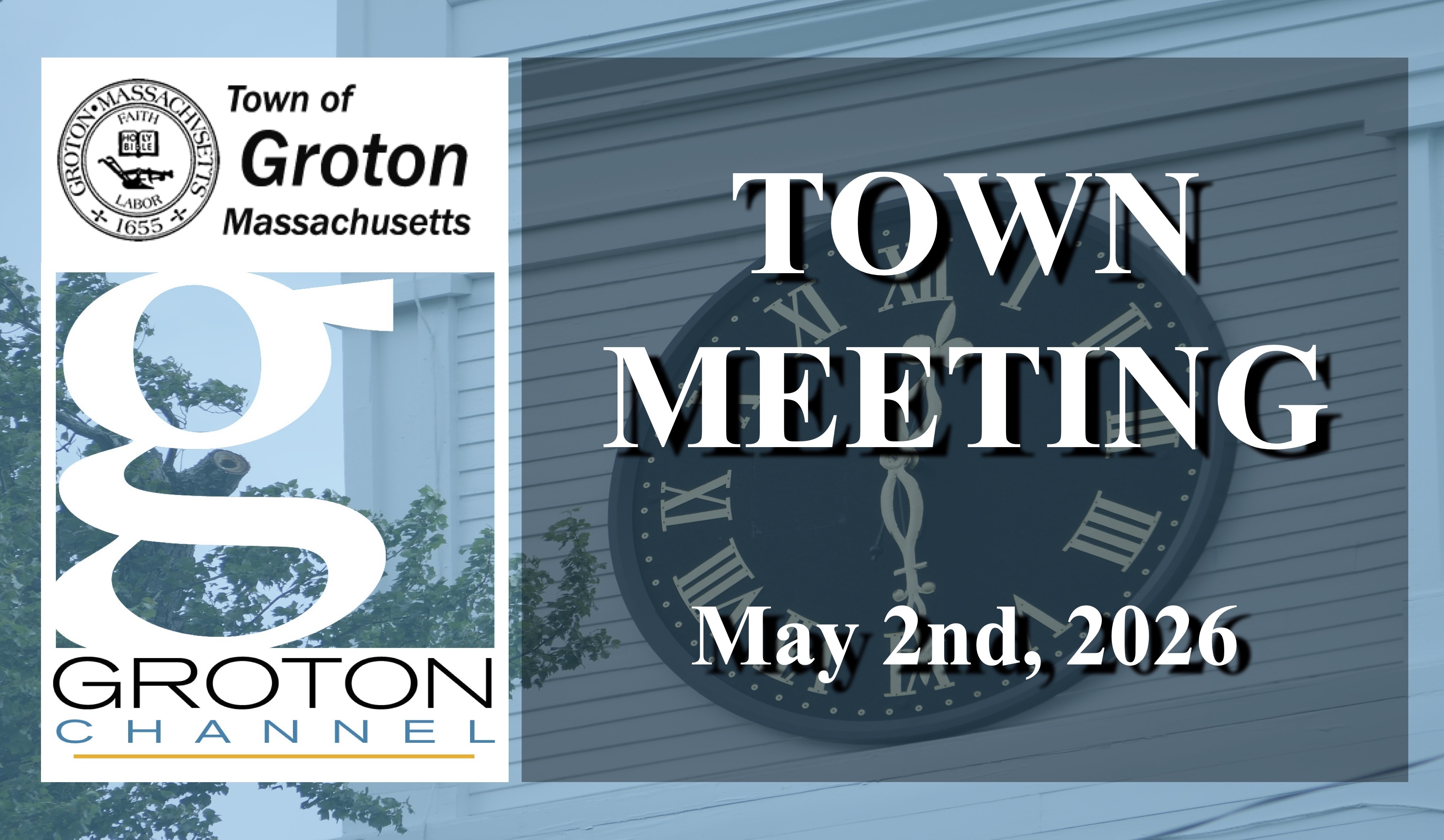 Thumbnail image for Groton's 2026 Spring Town Meeting - 5/2/26 LIVE