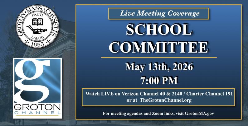 Thumbnail image for Groton-Dunstable School Committee 5/13/26