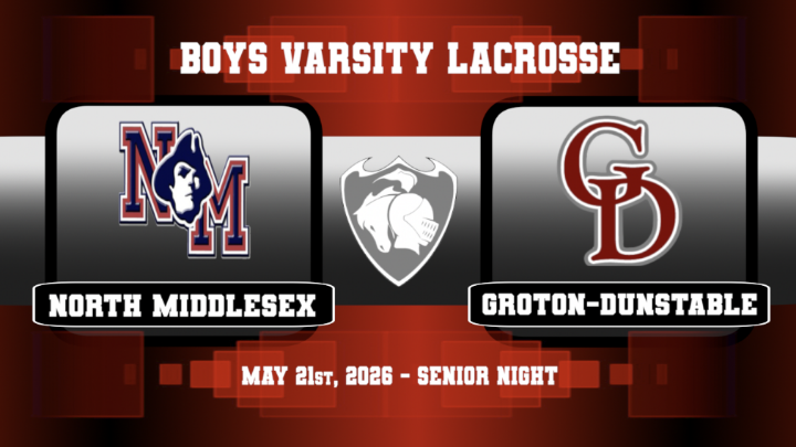 GDRHS Boys Varsity Lacrosse vs. North Middlesex 5/21/26 - Senior Night