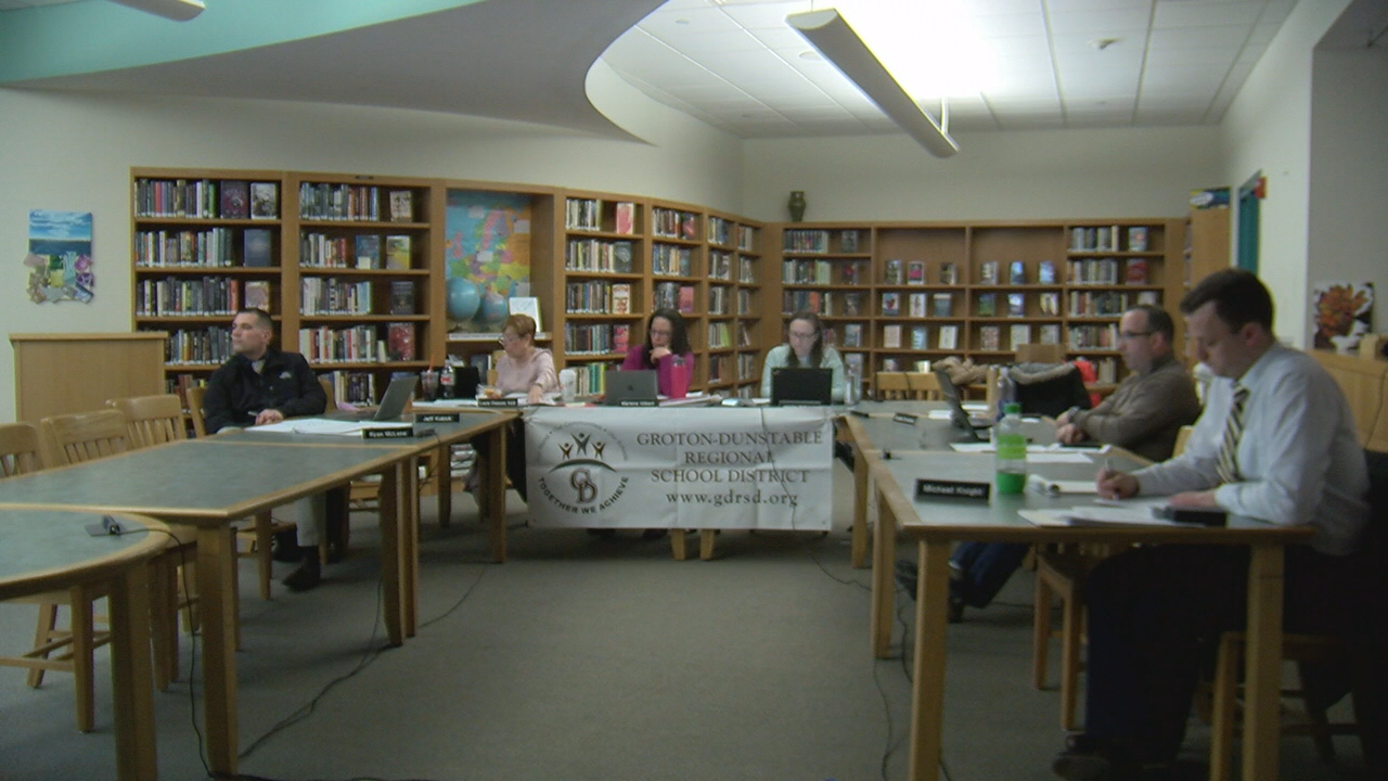 Thumbnail image for Groton-Dunstable School Committee 3/14/18