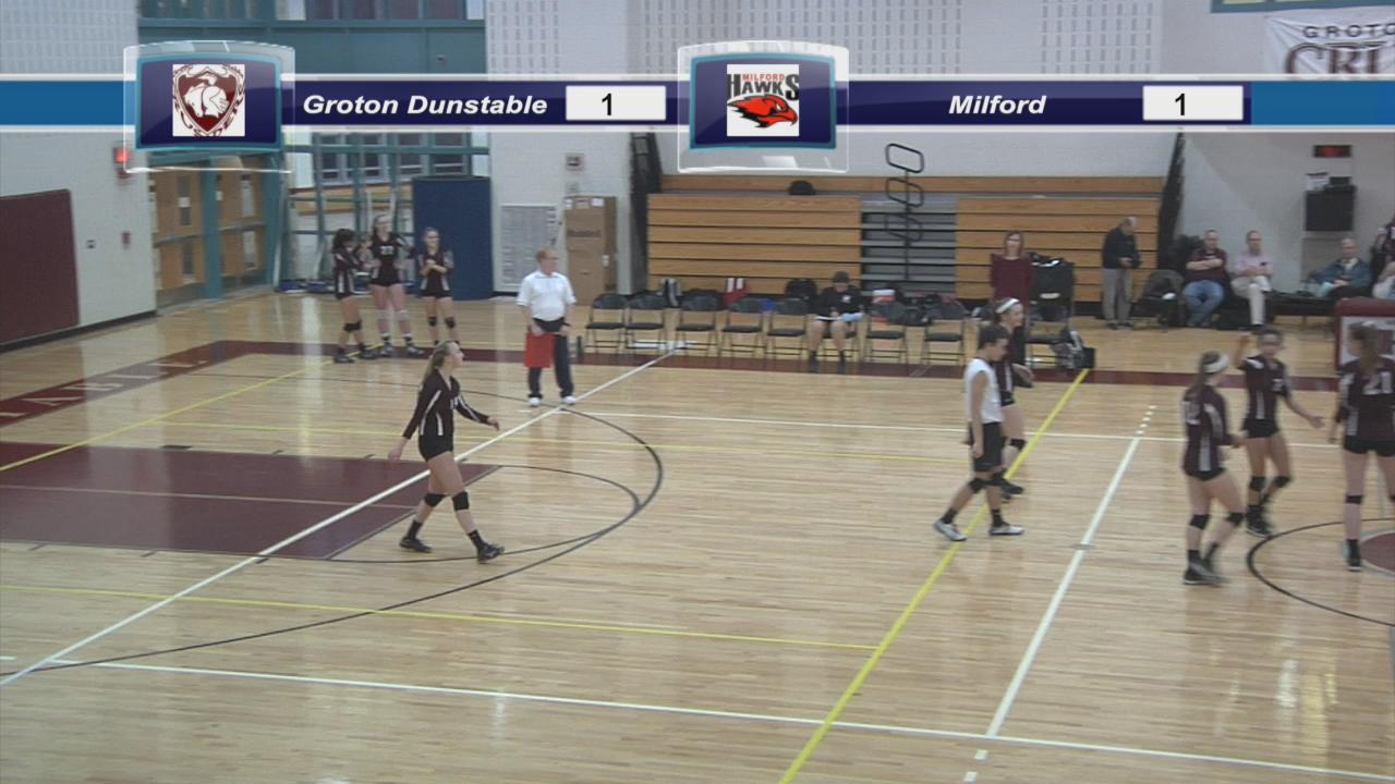 Thumbnail image for GDRHS Varsity Volleyball vs. Milford 11/1/18 - MIAA CENTRAL D II First Round