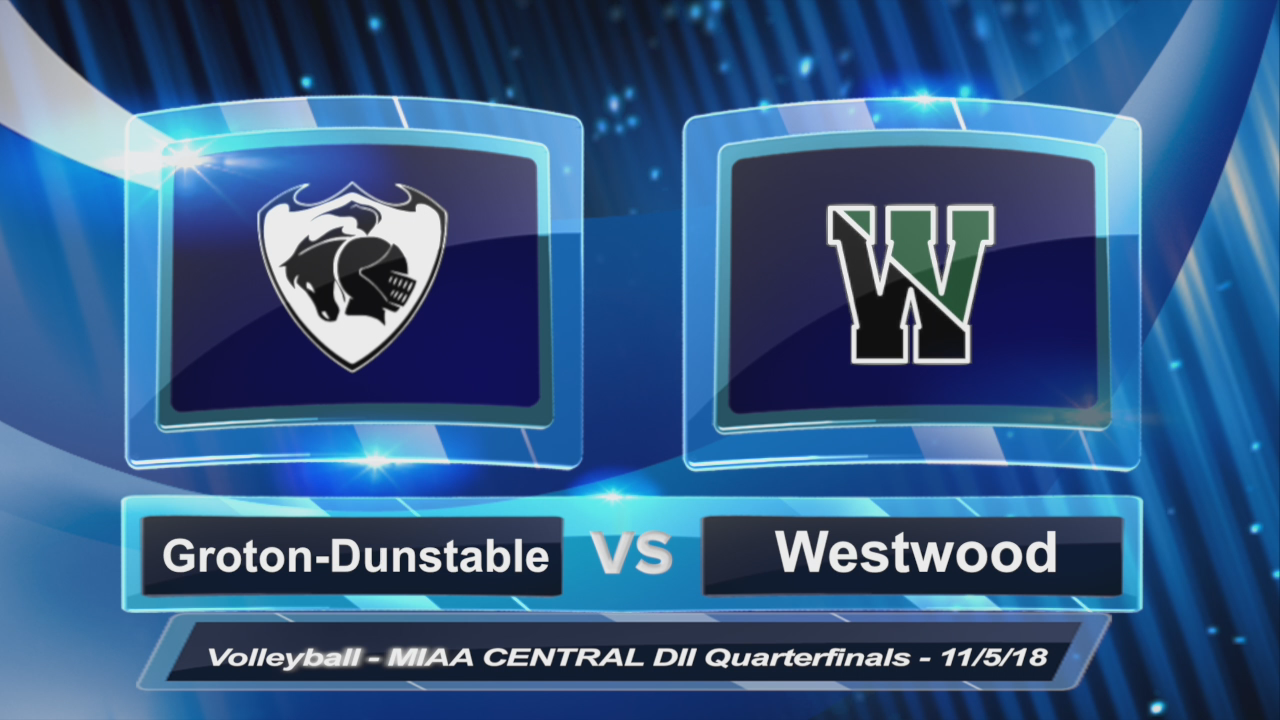 Thumbnail image for GDRHS Varsity Volleyball vs. Westwood 11/5/18 - MIAA CENTRAL D II Quarterfinal