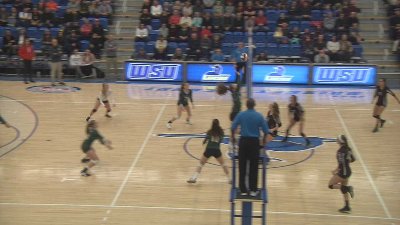 Thumbnail image for GDRHS Varsity Volleyball vs. Minnechaug 11/17/18 - MIAA CENTRAL D II State Championship