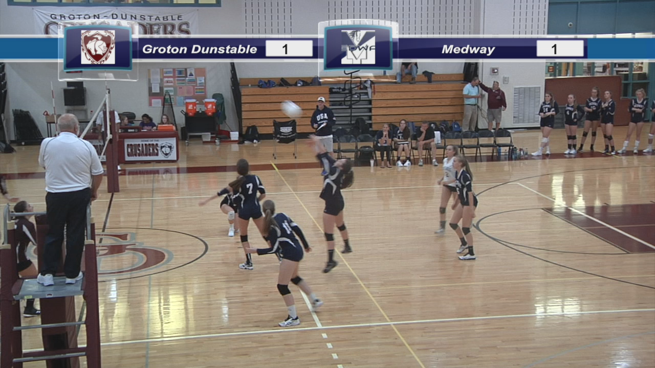 Thumbnail image for GDRHS Varsity Volleyball vs. Medway 9/16/19