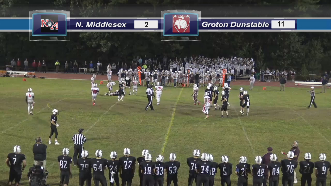 Thumbnail image for GDRHS Varsity Football vs. North Middlesex 9/20/19 - Coach's Cam
