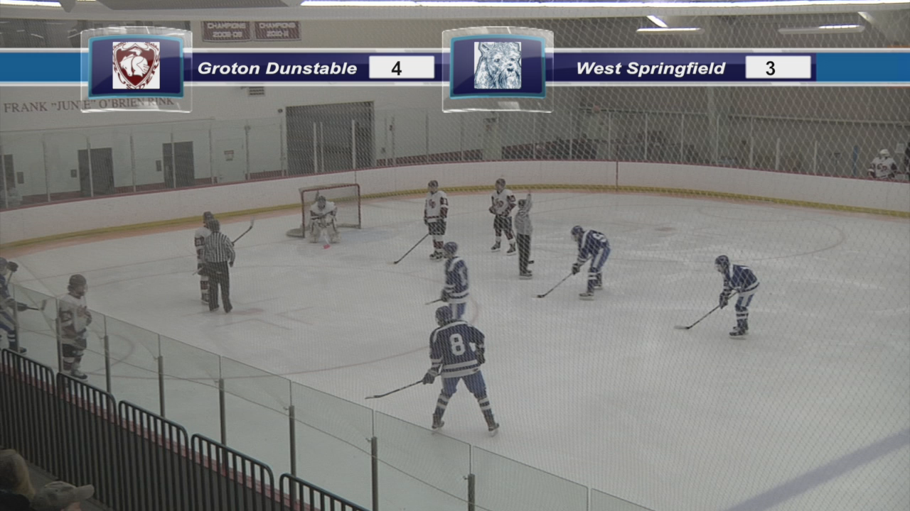 Thumbnail image for GDRHS Varsity Ice Hockey vs. West Springfield 2/8/20 - Senior Night