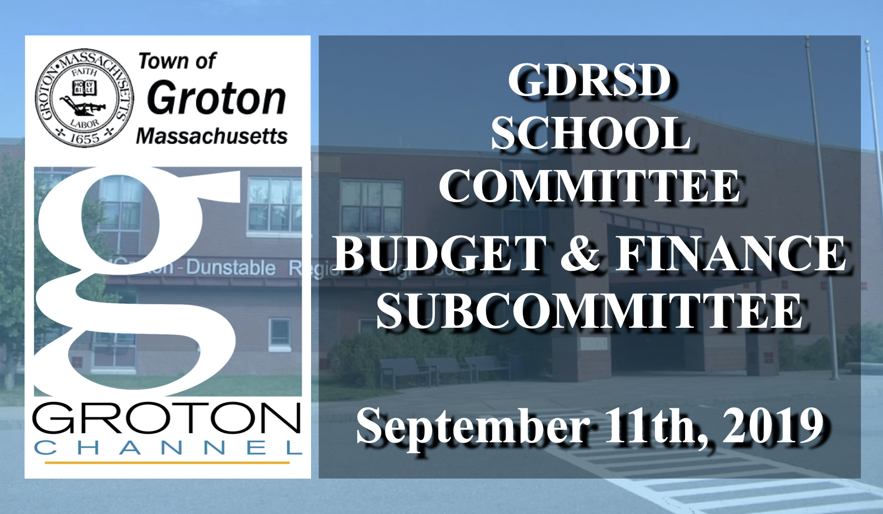 Thumbnail image for GDRSD Budget and Finance Committee 9/11/19