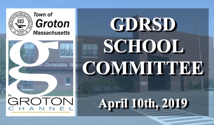 Thumbnail image for Groton-Dunstable School Committee 4/10/19