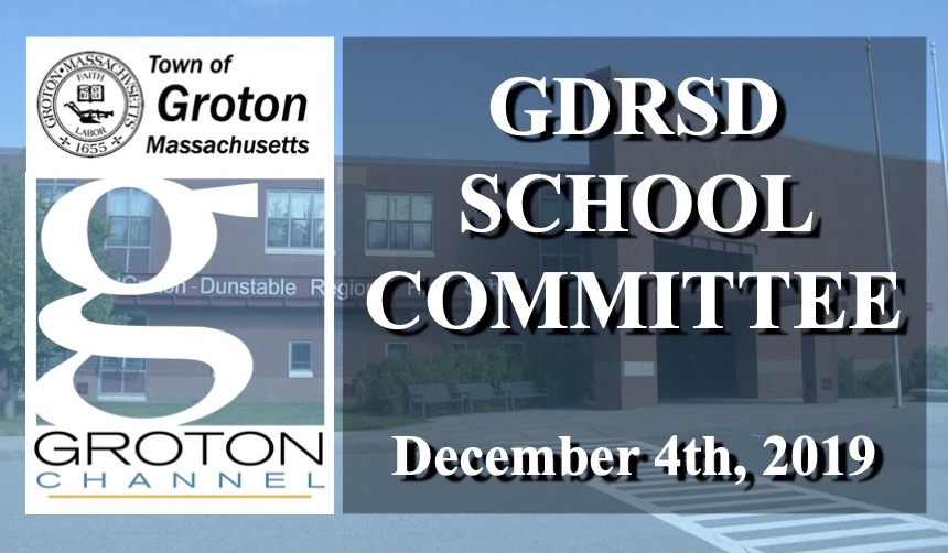 Thumbnail image for Groton-Dunstable School Committee 12/4/19