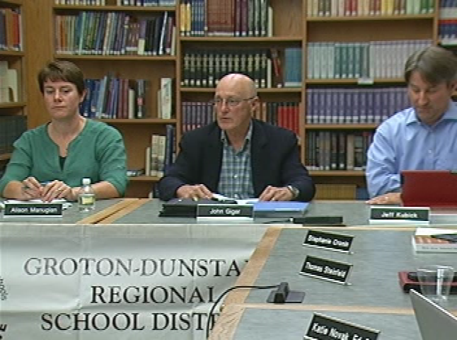 Thumbnail image for Groton-Dunstable School Committee 9/10/14