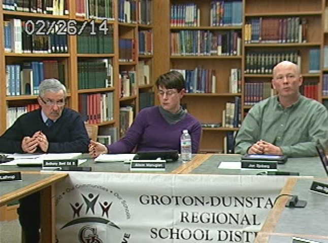 Thumbnail image for Groton-Dunstable School Committee 2/26/14