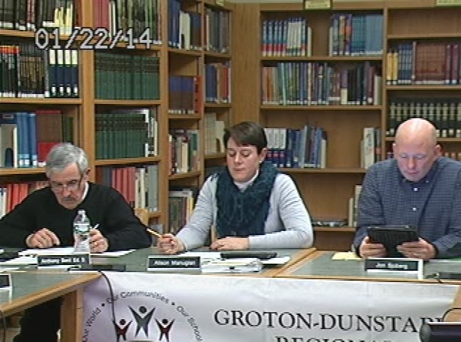 Thumbnail image for Groton-Dunstable School Committee 1/22/14